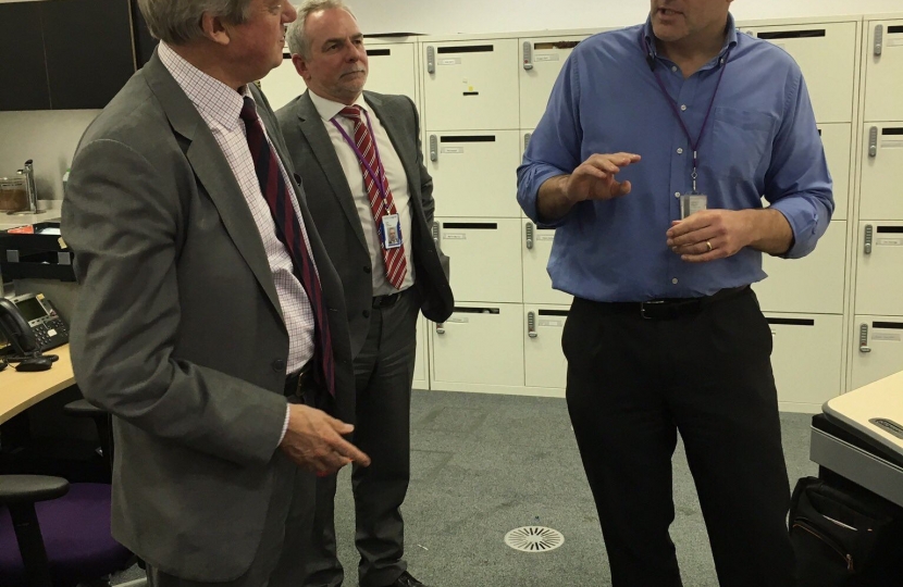 David Tredinnick MP visiting the National Grid