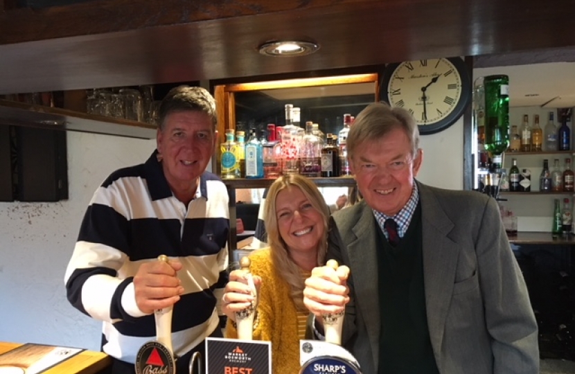 David Tredinnick at the Gate Hangs Well Pub in Carlton