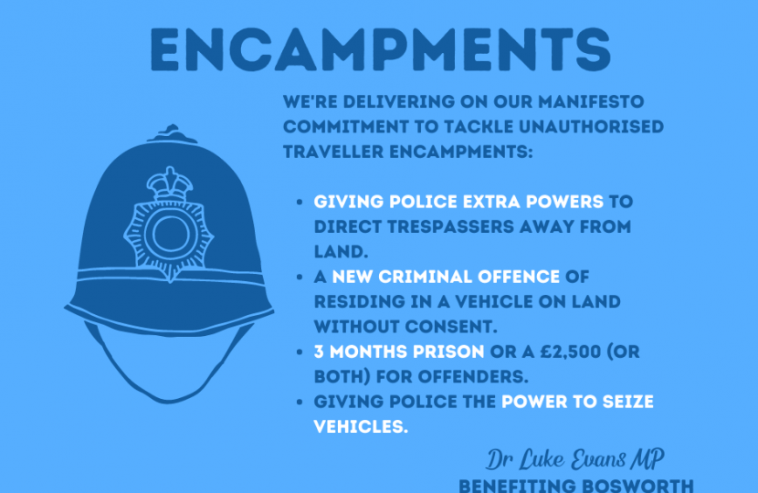 Unauthorised encampments