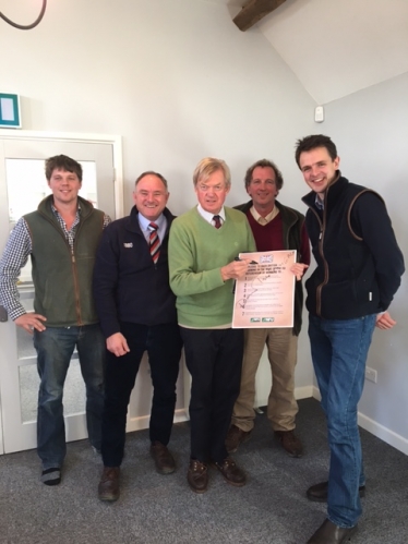 David Tredinnick MP supporting local farmers.