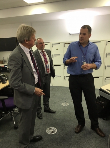 David Tredinnick MP visiting the National Grid