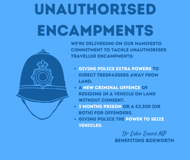 Unauthorised encampments